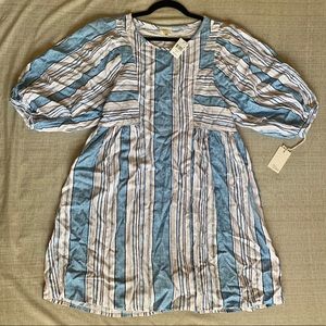 New Bohemian Stripe Print Dress